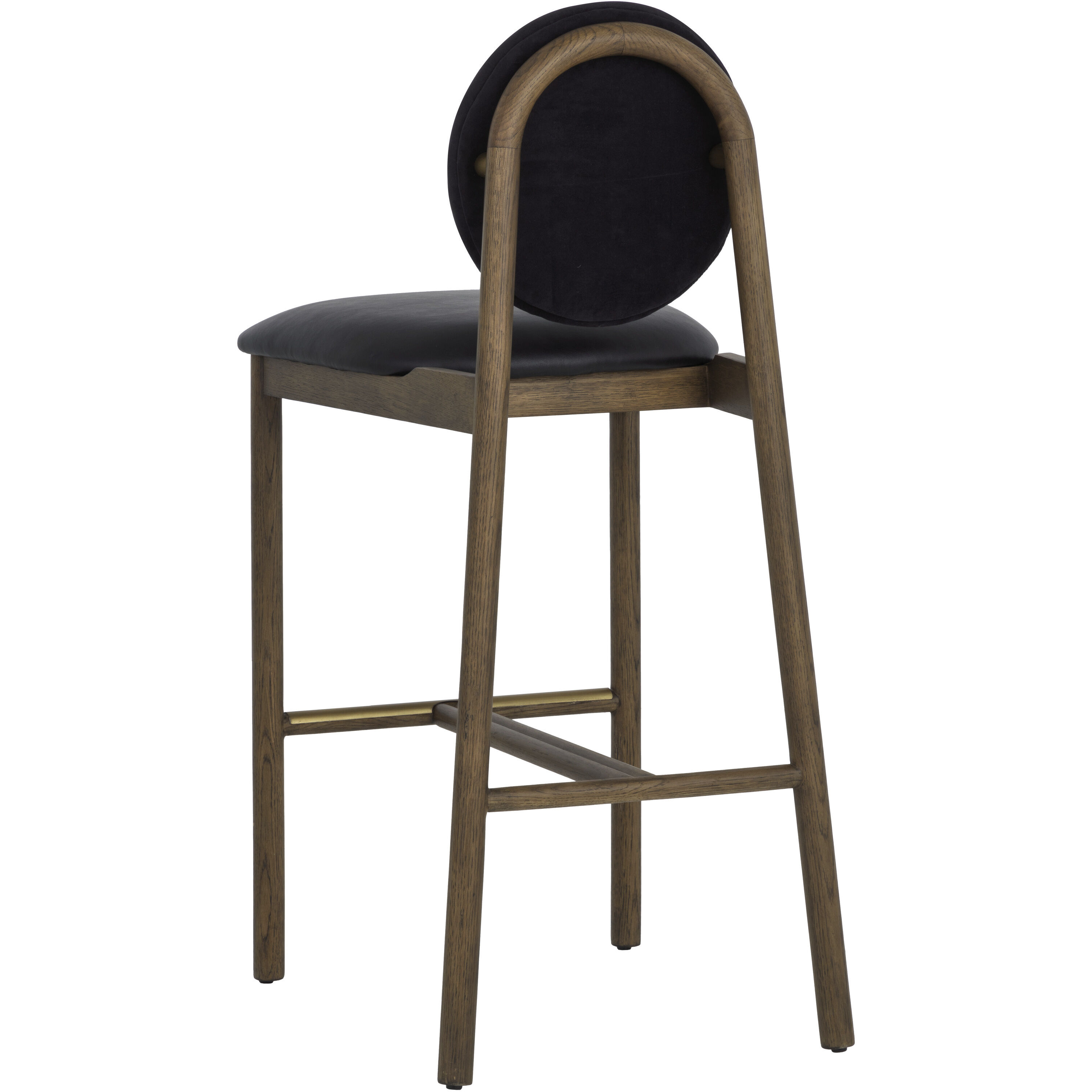 Orabell 43 inch Bravo Black / Abbington Black Barstool